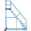 3-Tread,  Platform Step Ladder, 0.75m, Blue thumbnail-1