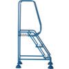 Ladder Work Platform, 3-Tread, 0.77m Height, Blue thumbnail-1