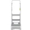 3-Wide Tread,  Step Ladder, 0.75m, Non-Slip, Guardrail, Handrail, Mobile thumbnail-2