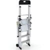 3-Tread, Folding Ladder Working Platform, 0.81m, Aluminium, Non-Slip, Guardgate, Mobile thumbnail-2