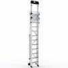 10-Tread, Folding Ladder Working Platform, 2.65m, Aluminium, Non-Slip, Guardgate, Mobile thumbnail-1