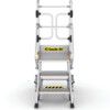 3-Wide Tread,  Step Platform, 0.75m, Non-Slip, Guardgate, Handrail, Mobile thumbnail-2