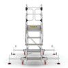 5-Wide Tread, Platform Steps, 1.25m, Adjustable Stabilisers, Non-Slip, Guard gate thumbnail-2