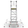 7-Wide Tread, Platform Steps, 2.075m, Adjustable Stabilisers, Non-Slip, Guard gate thumbnail-2