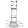 8-Wide Tread, Platform Steps, 2m, Adjustable Stabilisers, Non-Slip, Guard gate thumbnail-2