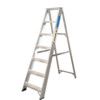 Aluminium Ladder, 7-Tread, 1.48m Open Height, Aluminium thumbnail-1