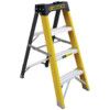 4 x Treads, Glass Fibre Platform Step Ladder, 1.15m thumbnail-1