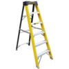 6 x Treads, Glass Fibre Platform Step Ladder, 1.63m thumbnail-0