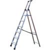 6 x Treads, Aluminium Platform Step Ladder, 2.12m thumbnail-0