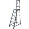 Step Ladder, 6-Tread, 1.5m Height, Aluminium, Silver thumbnail-0