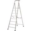 Industrial Ladder, 8-Tread, 1.9m Open Height, Aluminium thumbnail-0