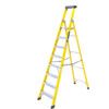 7 x Treads, Glass Fibre Platform Step Ladder, 2m thumbnail-0