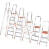 P/H 0.84m, Aluminium Folding Step Ladder, Silver thumbnail-2