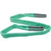 2000kg SWL, Lifting Sling, Flat, 60mm x 2m, Green thumbnail-1