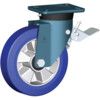 TS Wheel, 200mm X 50mm (140) BB Swivel E70 Bracket + Brake thumbnail-0