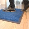 0.85m x 1.5m Cobawash Matting Blue & Black thumbnail-1