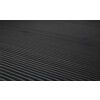 381.18x2x75BK Standard Corrugated Vinyl Black Runner 61cm x 2286cm thumbnail-1