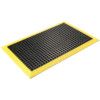 476.58x3x4NBRBYL Industrial WorkSafe Black and Yellow Nitrile Rubber Mat 91cm x122cm thumbnail-0