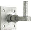 4"x4" ADJUSTABLE HOOK ON PLATE19mm PIN GALVANISED thumbnail-0