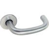 POLISHED ST/ST ROUND BAR LEVER ON ROSE 19mm PK-2 thumbnail-0