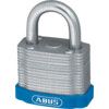 Keyed Padlock, Keyed Different, Steel, Silver, 44mm Width, Weatherproof thumbnail-0