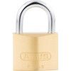 Keyed Padlock, Keyed Different, Brass, Bronze, 40mm Width, Weatherproof thumbnail-0