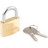 Keyed Padlock, Keyed Different, Brass, Bronze, 40mm Width, Weatherproof thumbnail-1