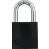 72/40 40mm Aluminium Padlock Black thumbnail-0