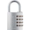 Combination Padlock, Aluminium, Silver, 42mm Width, Weatherproof thumbnail-0