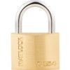 Keyed Padlock, Keyed Different, Brass, Bronze, 50mm Width, Weatherproof thumbnail-0