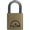 Keyed Padlock, Keyed Different, Brass, Bronze, 24.5mm Width, Weatherproof thumbnail-0