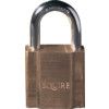 Keyed Padlock, Keyed Alike, Brass, Bronze, 31.5mm Width, Weatherproof thumbnail-1