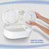 7186 AQUARIUS TOILET TISSUE DISPENSER MINI TWIN ROLL C/FD PLASTIC thumbnail-3