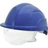 Vision Plus, Safety Helmet, Blue, ABS, Not Vented, Reduced Peak, Includes Side Slots thumbnail-0