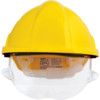 Vision Plus, Safety Helmet, Yellow, ABS, Not Vented, Reduced Peak, High-visibility Hat, Includes Side Slots thumbnail-3