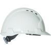 MK8, Safety Helmet, White, HDPE, Vented, Standard Peak, Includes Side Slots thumbnail-0