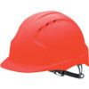 EVO®3, Safety Helmet, Red, HDPE, Vented, Standard Peak, Includes Side Slots thumbnail-0