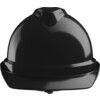 V-GARD 500 Non-Vented Safety Helmet with FAS-TRAC III Suspension and Sewn PVC Sweatband, Black thumbnail-1