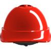 V-GARD 200 Vented Safety Helmet with FAS-TRAC III Suspension and Sewn PVC Sweatband, Red thumbnail-1