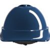 V-GARD 200 Vented Safety Helmet with FAS-TRAC III Suspension and Sewn PVC Sweatband, Blue thumbnail-1