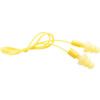 Ultrafit™, Reusable Ear Plugs, Corded, Not Detectable, Triple Flange, 20dB, Yellow, Thermoplastic Elastomer, Pack of 50 Pairs thumbnail-0