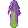 Rocket, Reusable Ear Plugs, Uncorded, Not Detectable, Triple Flange, 27dB, Green/Purple, Plastic, Pk-50 Pairs thumbnail-2