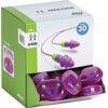 Rocket, Reusable Ear Plugs, Uncorded, Not Detectable, Triple Flange, 27dB, Green/Purple, Plastic, Pk-50 Pairs thumbnail-4