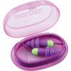 Reusable Ear Plugs, Corded, Not Detectable, Triple Flange Plug Shape, 30dB, Green/Purple, Plastic, Pack of 50 Pairs thumbnail-1