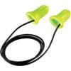 Disposable Ear Plugs, Corded, Not Detectable, Bell Plug Shape, 24dB, Yellow, Foam, Pack of 100 Pairs thumbnail-0