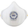 Disposable Mask, Valved, Yellow, FFP3, Filters Acid Gas/Dust, Pk-5 thumbnail-1