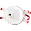 8835+ Disposable Mask, Valved, White/Red, FFP3, Filters Dust/Mist/Particulates, Pack of 5 thumbnail-2