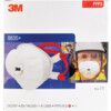 8835+ Disposable Mask, Valved, White/Red, FFP3, Filters Dust/Mist/Particulates, Pack of 5 thumbnail-3