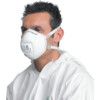 9925, Disposable Mask, Valved, White, FFP2, Filters Acid Gas, Pk-10 thumbnail-0