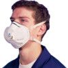 8825, Disposable Mask, Valved, White, FFP2, Filters Dust/Mist/Particulates, Pk-5 thumbnail-0